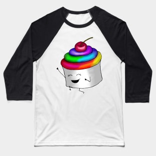 Excited Lil Cupcake Baseball T-Shirt